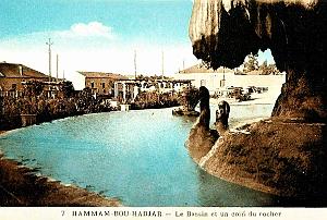 Hammam-Bou-Hadjar - Bassin et Rocher